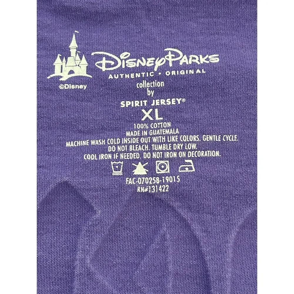 Disney Parks Spirit Jersey Purple Potion Sparkle oversized Women’s Size XL - Picture 6 of 8